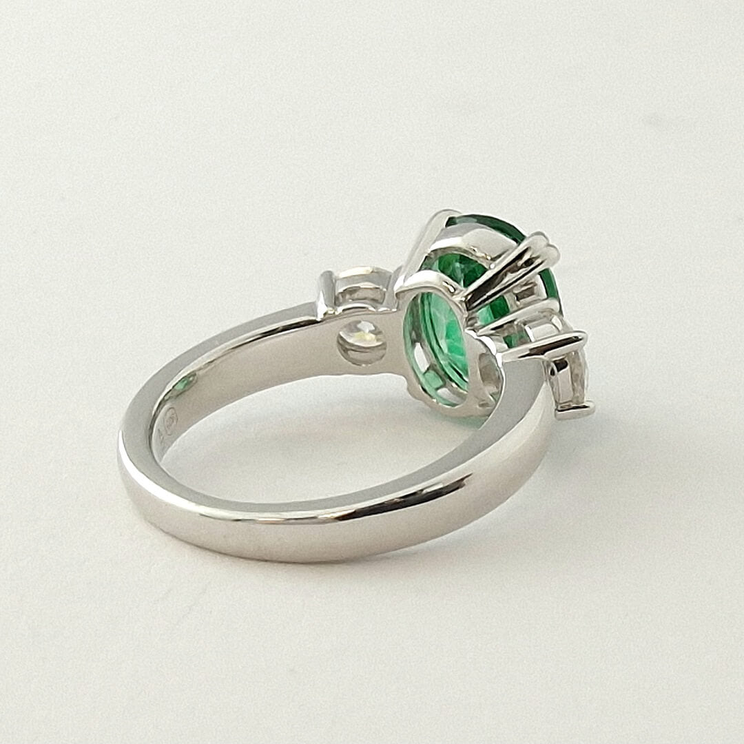 Green Topaz 925 Silver Ring - SOPHYGEMS