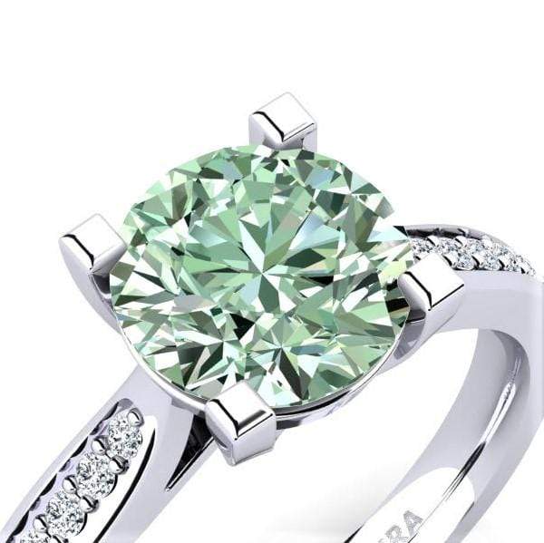 Moissanite Fantasy green - SOPHYGEMS