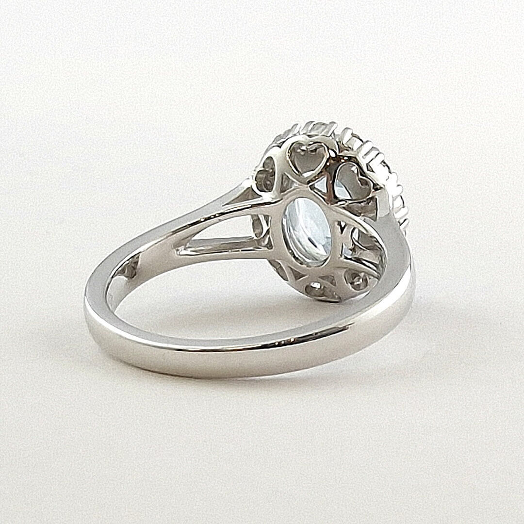 Topaz and Moissanite 925 Sterling Silver Ring - SOPHYGEMS