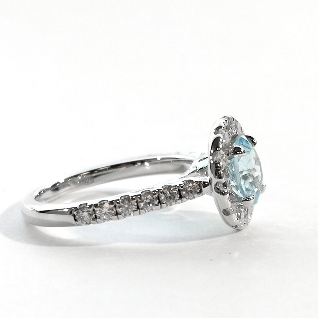 Topaz and Moissanites 925 Sterling Silver Ring - SOPHYGEMS