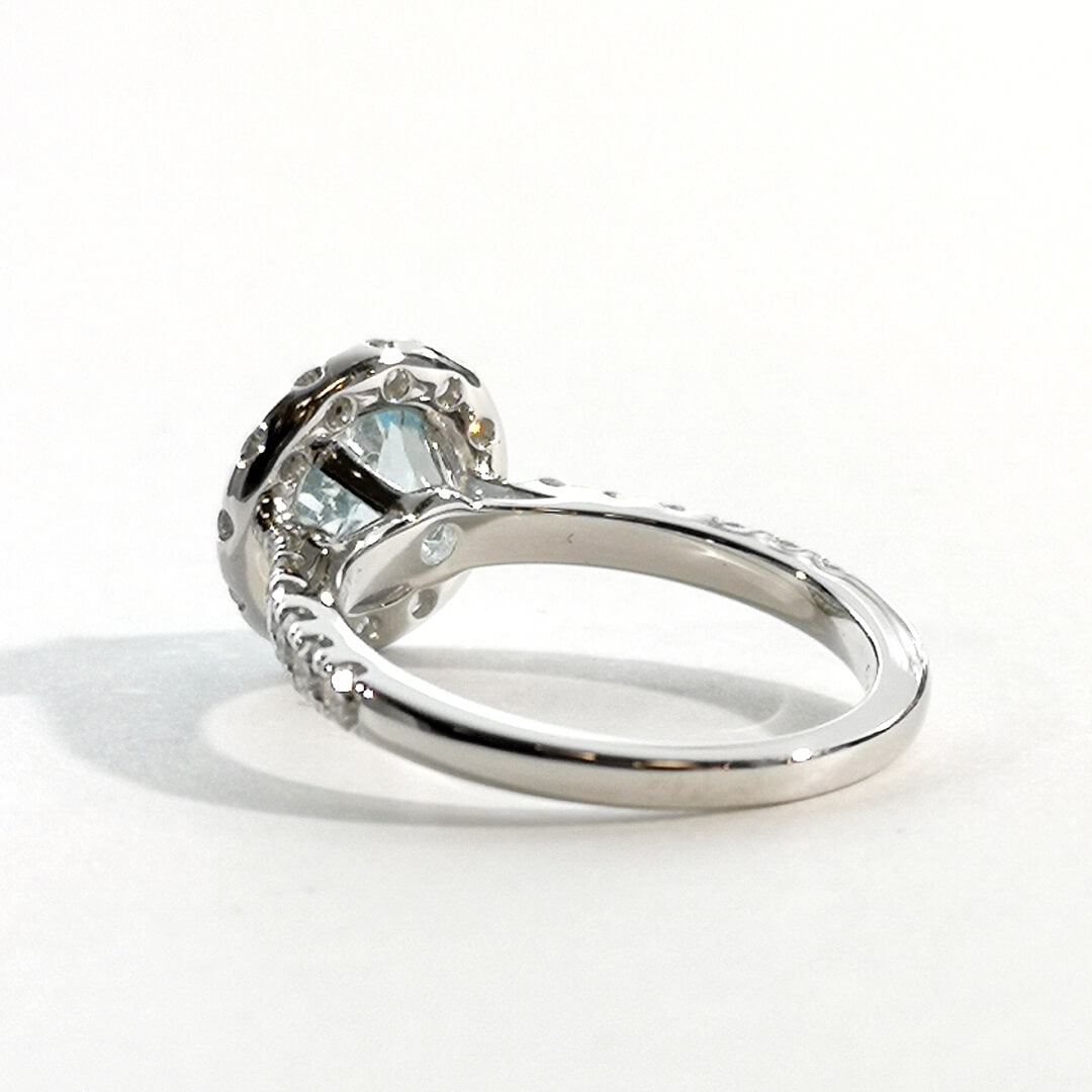 Topaz and Moissanites 925 Sterling Silver Ring - SOPHYGEMS