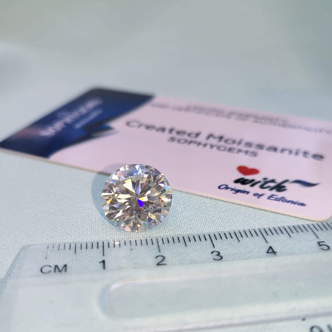 11CTW DEW Moissanite GH Brilliance Forever - SOPHYGEMS