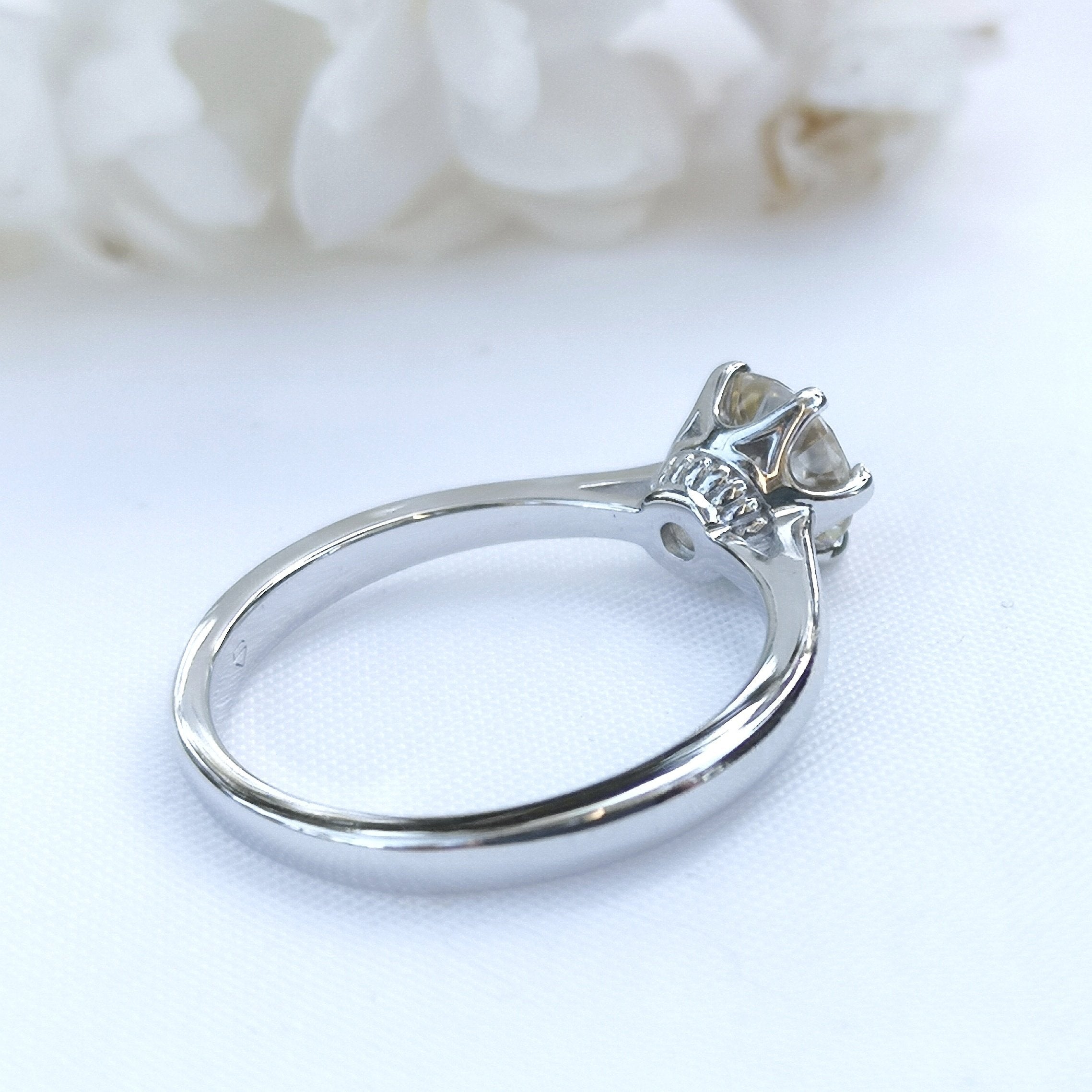 1ct Champagne Moissanite Engagement Ring - SOPHYGEMS