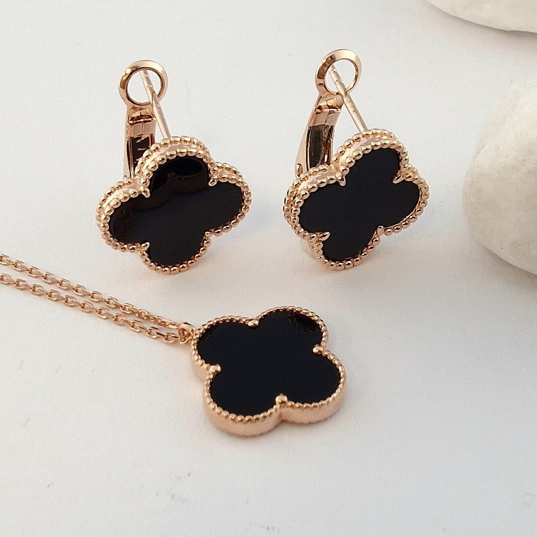 Clover Earrings and Pendant - SOPHYGEMS