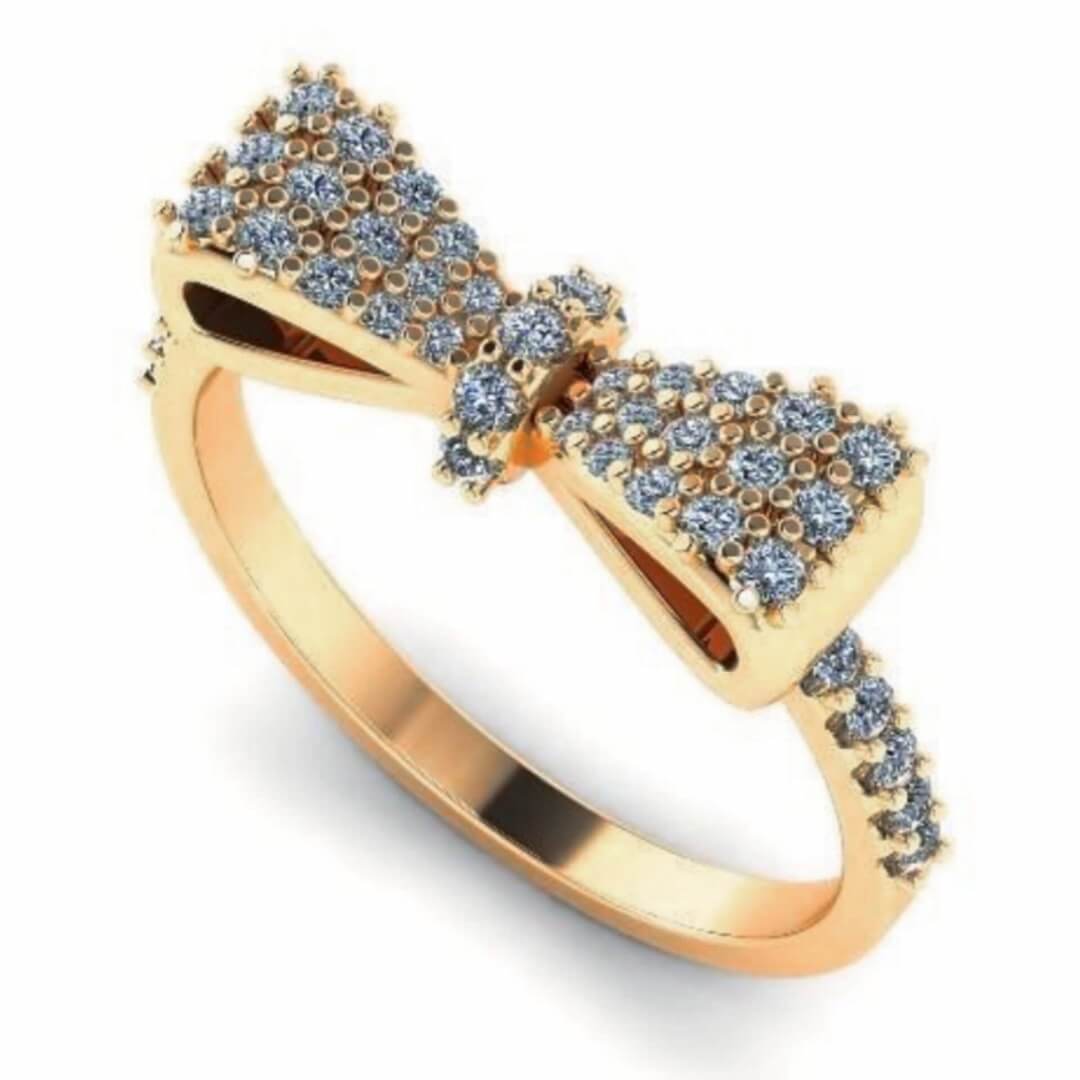 Fashion Moissanite Ring 14K Gold - SOPHYGEMS