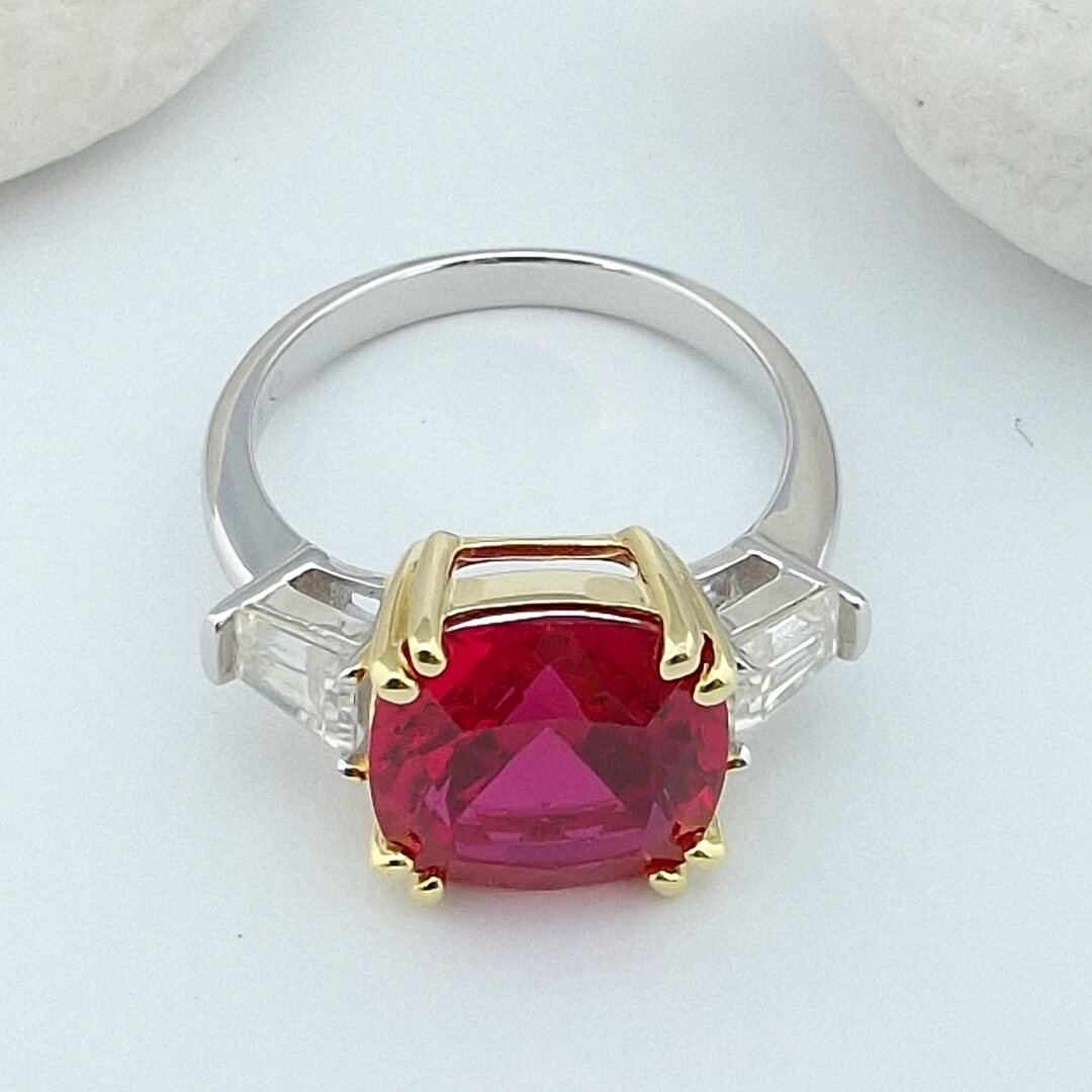 Ruby 925 Sterling Silver Ring - SOPHYGEMS